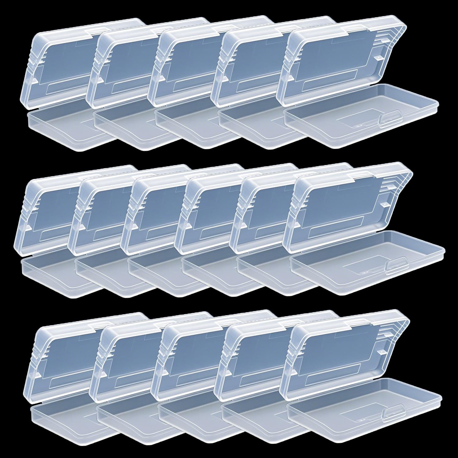 16PCS Transparent refill unit Game Case Box Clear Anti Dust Cover Storage Box Protective Game Card Case for Nintendo Gameboy Advance GBA