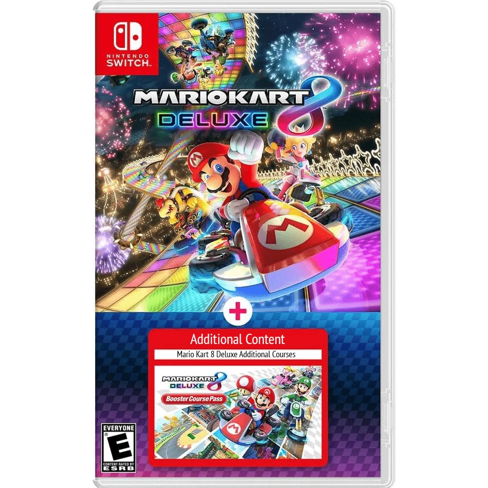 Mario Kart 8 Deluxe + Booster Course Pass - For Nintendo Switch
