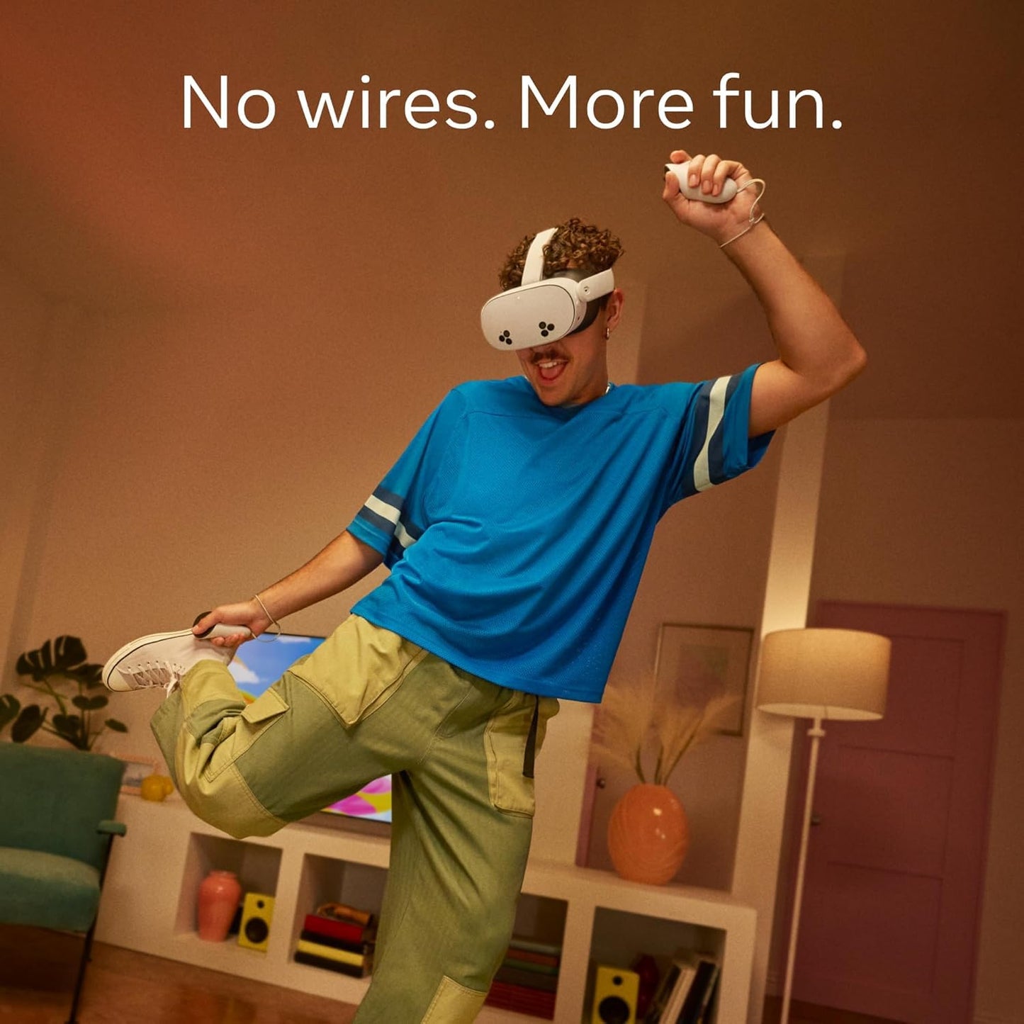 Meta Quest 3S All-in-One Headset 128GB - White - Includes Batman: Arkham Shadow & 3-Month Trial of Meta Horizon+