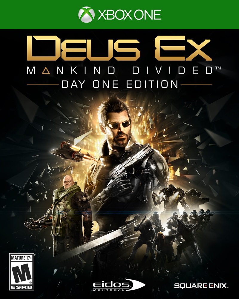 Square Enix Deus Ex: Mankind Divided Day One Edition - Xbox One, Model 662248916378