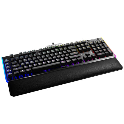 EVGA USB Z20 RGB Optical Mechanical Gaming Keyboard, Clicky Switches, Black, Model 812-W1-20US-KR