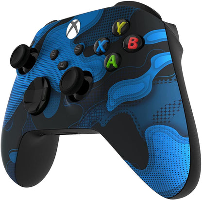 Custom Controllerzz Wireless Controller for Xbox Series X/S & One - Soft Touch - X/S Blue Camo