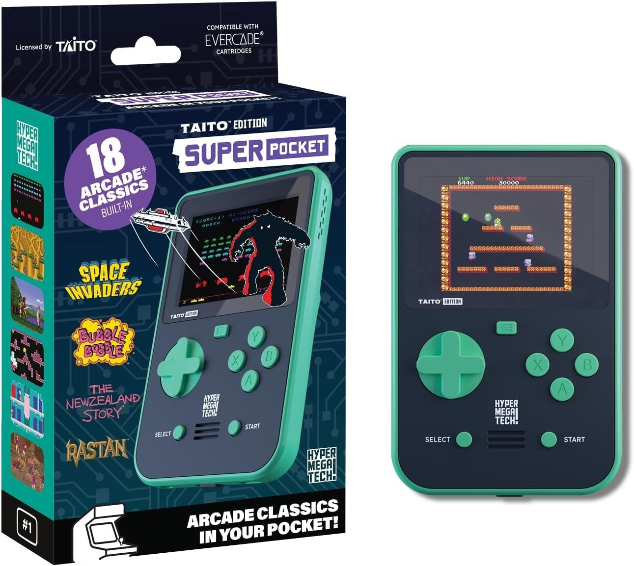 Blaze Entertainment Super Pocket TAITO Edition - Medium Green Plastic Model FG-TAPK-HMT-USA
