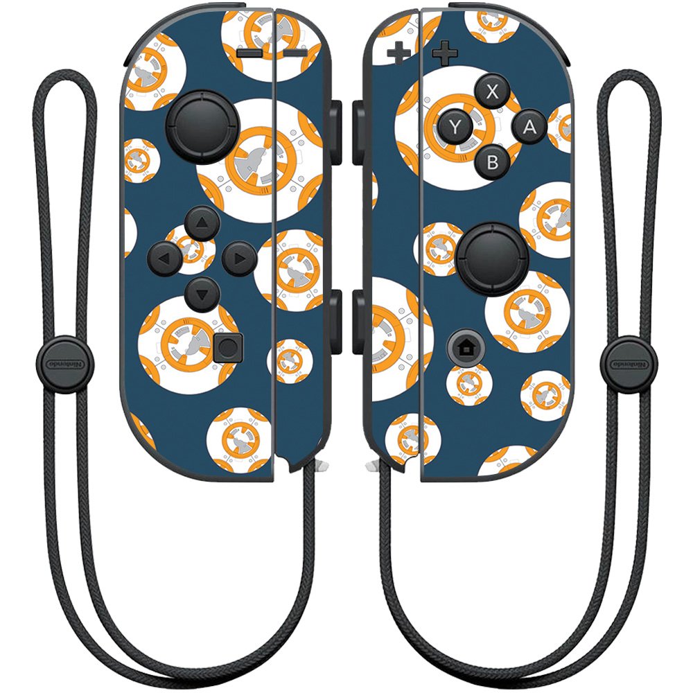 MIGHTY SKINS Nintendo Joy-Con Controller Skin Wrap - Mini Galaxy Bots Design, NIJOYCO-Mini Galaxy Bots