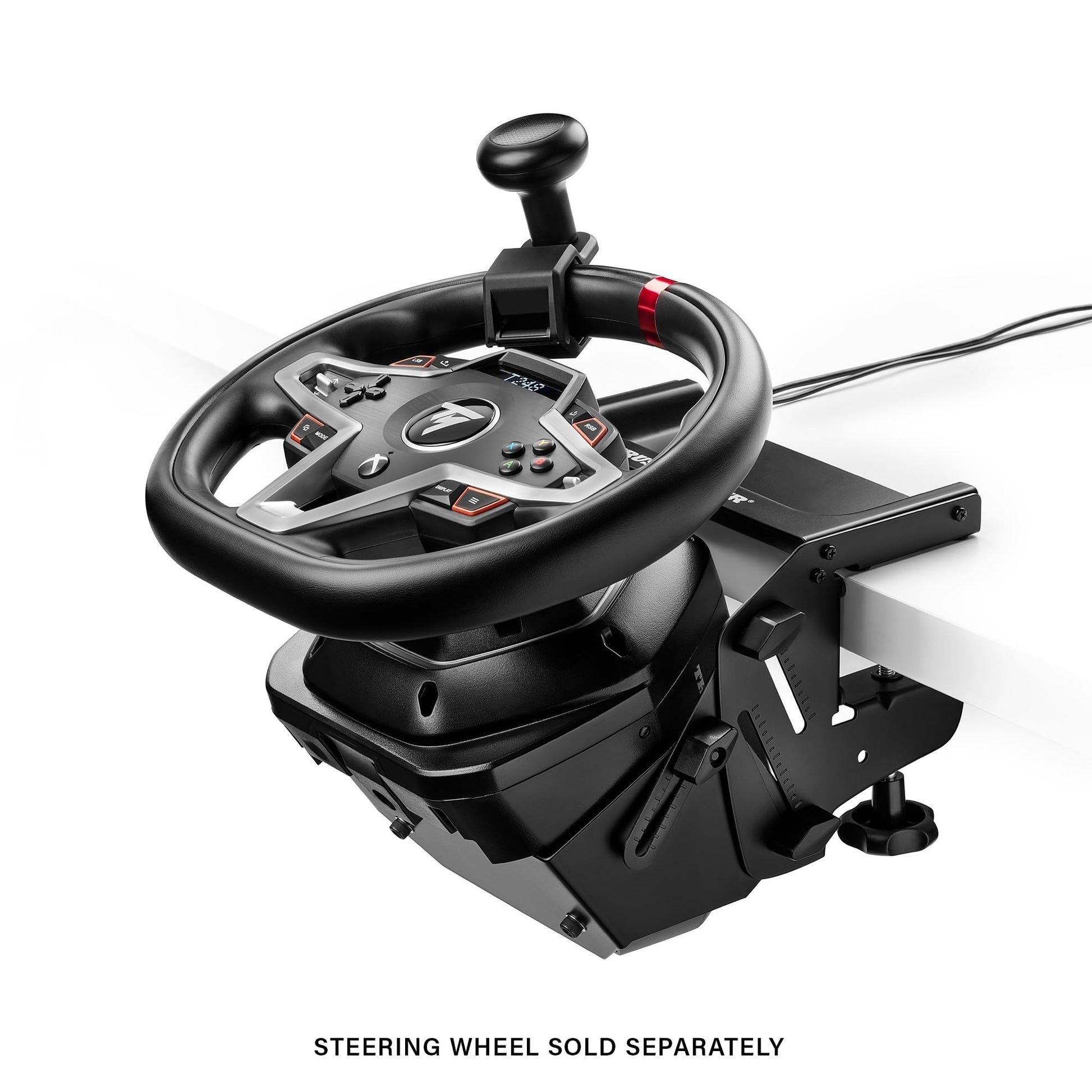 Thrustmaster SimTask Steering Kit - Adjustable Clamp & Spinner Knob for PS/XBOX/PC - Black - Model 4060302