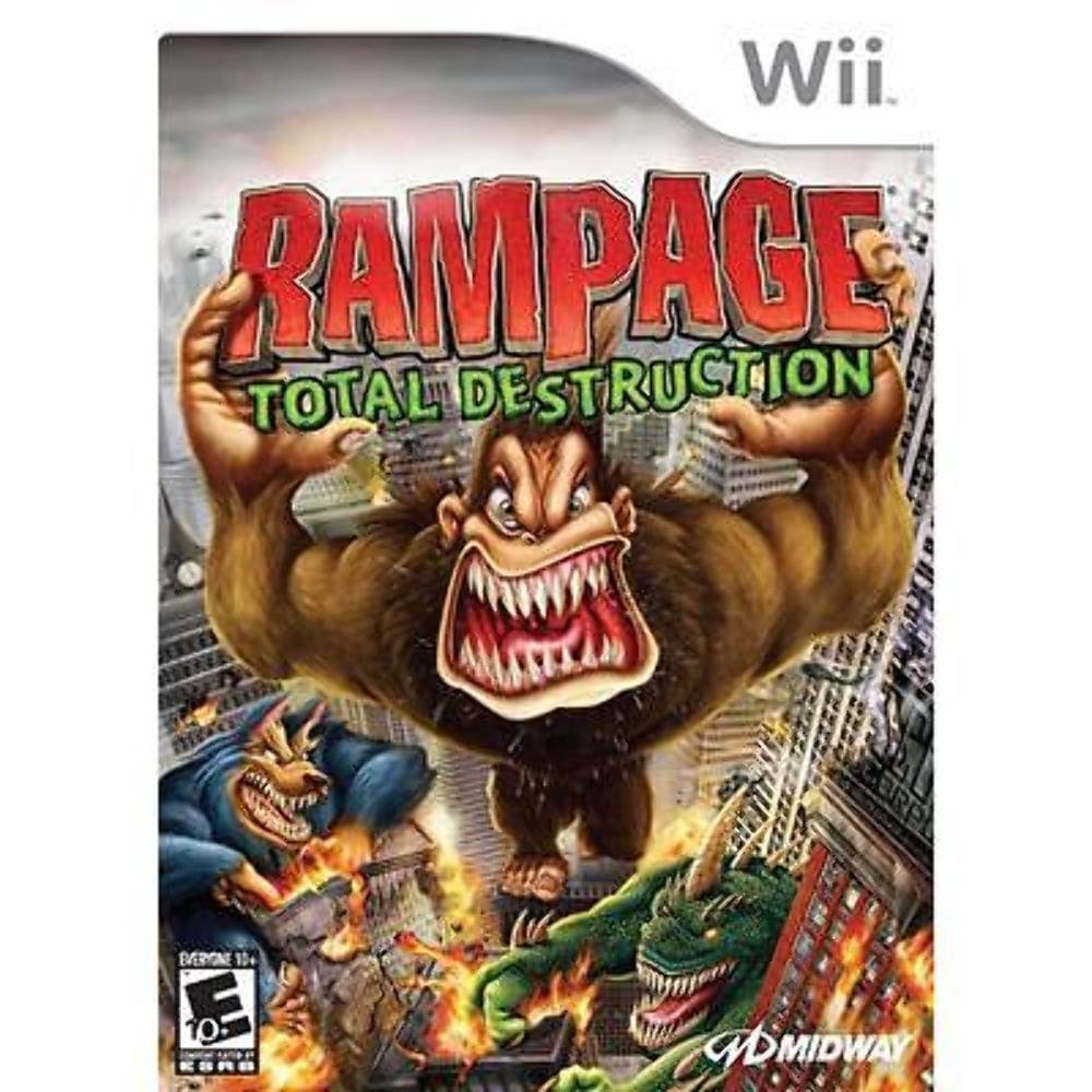 MIDWAY Rampage: Total Destruction - Nintendo Wii Game, Model 031719191741