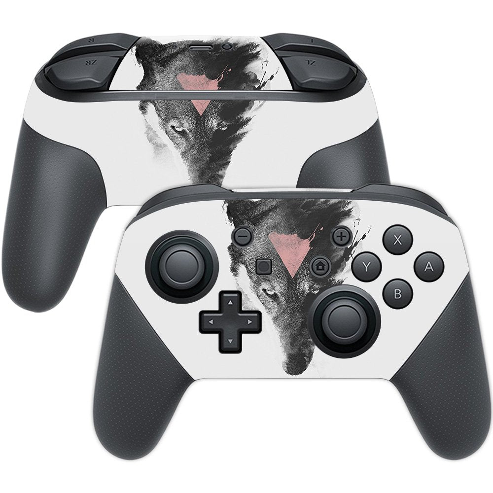 MightySkins Skin Compatible with Nintendo Switch Pro Controller - Missing Part | Protective, Durable, and Unique Vinyl Decal wra