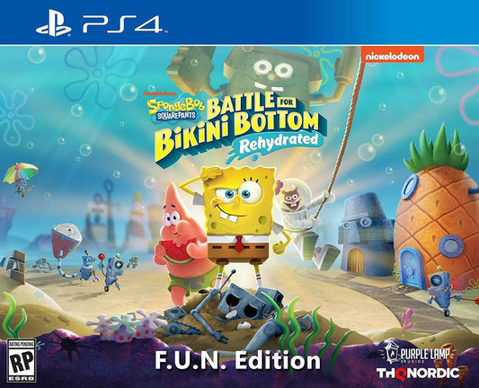 THQ Nordic Spongebob Squarepants: Battle for Bikini Bottom - Rehydrated F.U.N. Edition for PlayStation 4 (Model 22561)