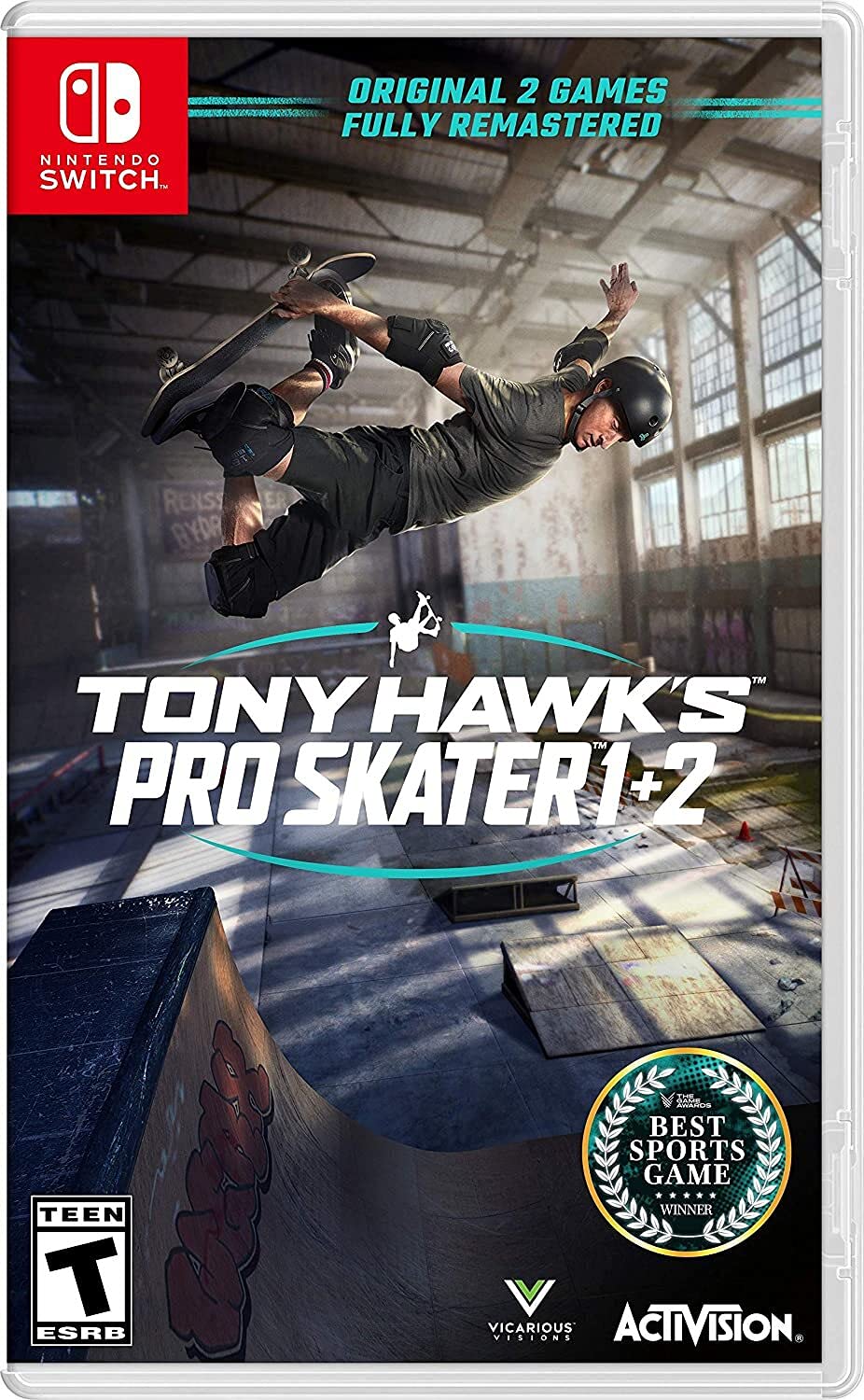 ACTIVISION Tony Hawk Pro Skater 1+2 - Nintendo Switch Standard Edition, Multi-Colored, Model 88481US