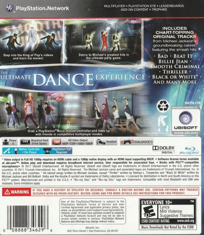 Ubisoft Michael Jackson The Experience - Playstation 3 Game, Model 34629