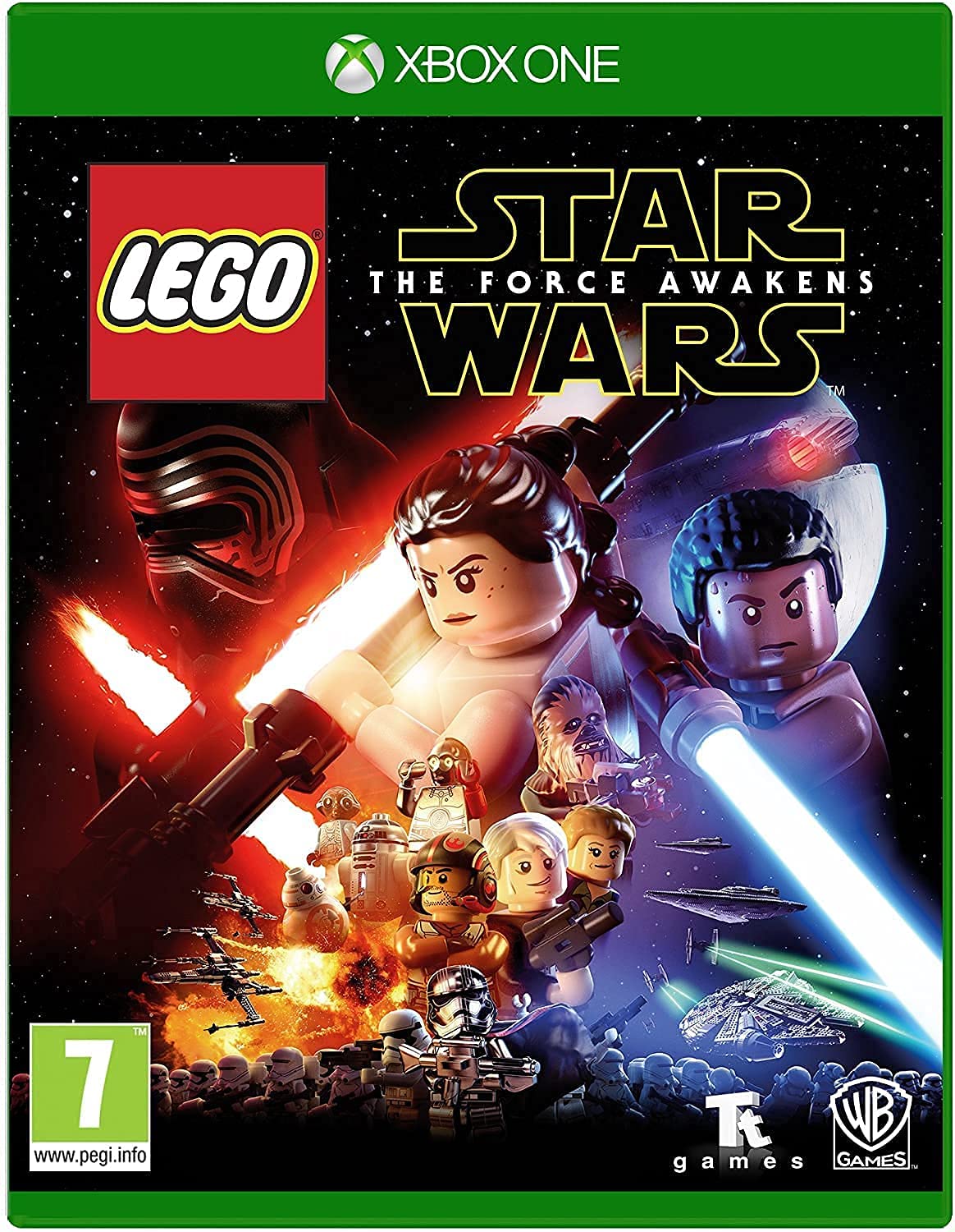 Warner Brothers Lego Star Wars: The Force Awakens for Xbox One - Model 185086, Black Color
