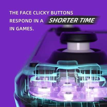 eXtremeRate Face Clicky Kit for Steam Deck - Custom Dpad & Menu Keys - Model NYESD001 - Enhances Gameplay Experience