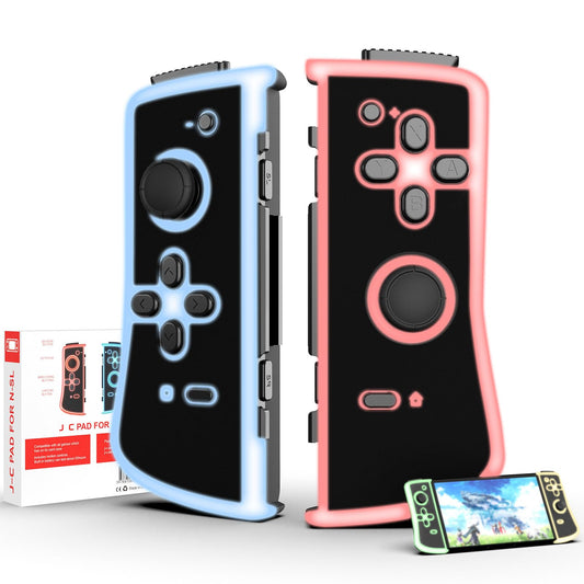 YYDSTLDP Wireless Switch Controller - Compatible with Switch/Lite/OLED, Blue, Dual Vibration, Wake-up Support