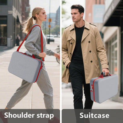 MOCADIA PS5 Travel Case - Hard Shell Carrying Bag for Console, Controllers & Accessories - Grey, Model Ps5-case-01