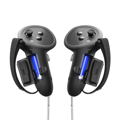 KIWI design Controller Grips Protector for Oculus/Meta Quest 3/3S, Non-Slip, Grey, G4 Pro, Model QG06