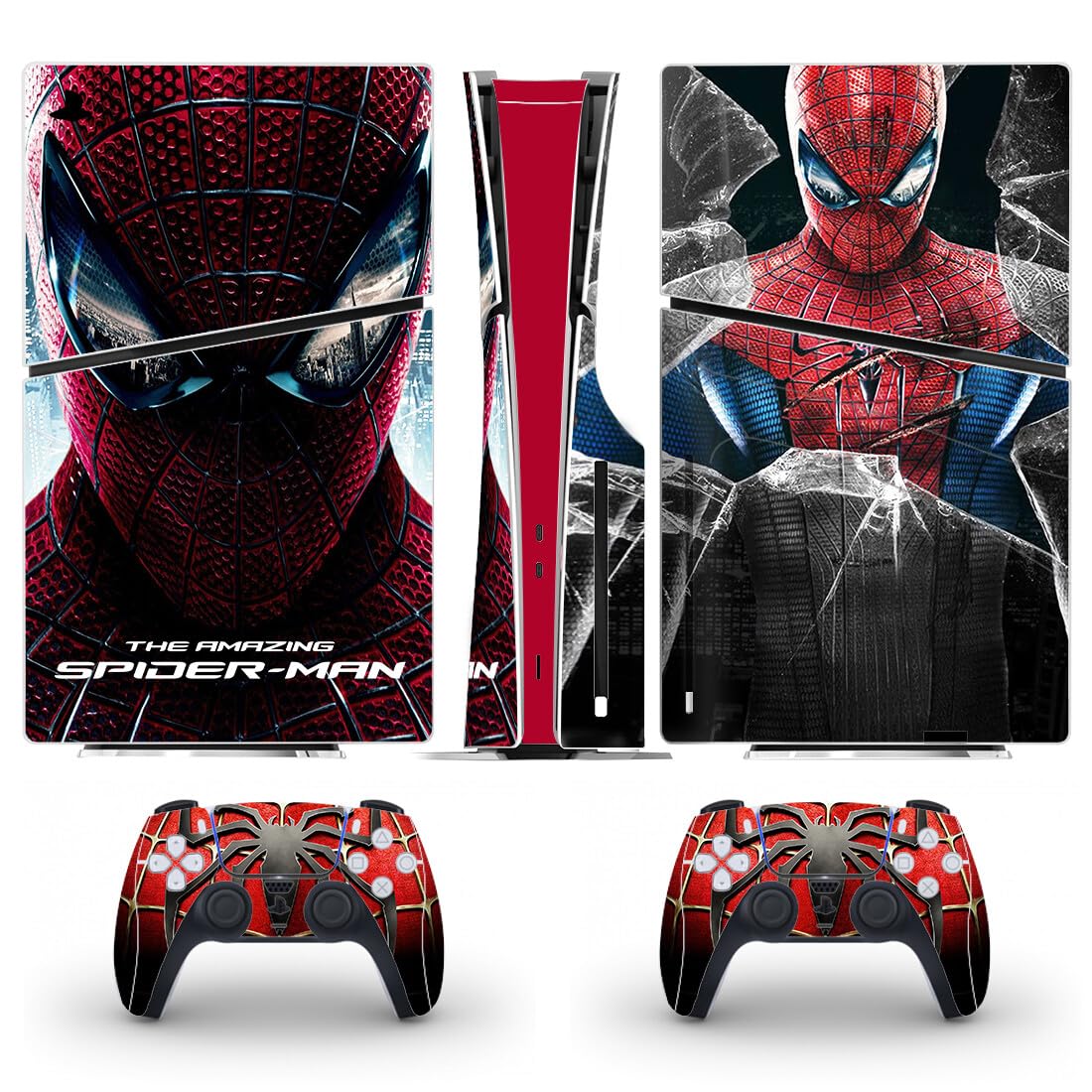 PEYANZ Vinyl Skin Compatible with PS5 Slim (Disc Edition) | HD Print  Scratch Resistant  Bubble-Free Application