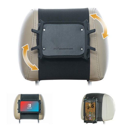 TFY Nintendo Switch Car Mount - Swivel Headrest Holder, Silicon Material