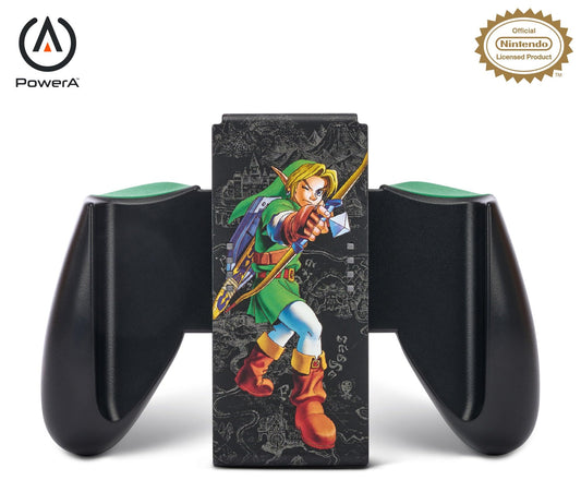 PowerA Joy-Con Comfort Grip for Nintendo Switch - Hyrule Marksman, Model NSAC0135-01, Ergonomic Design, Enhanced Gaming Comfort
