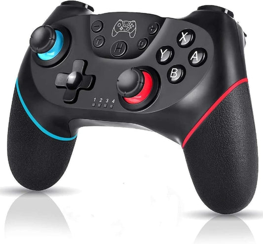 YUDEG Wireless Pro Controllers for Switch/Lite/Switch 2 - 2 Pack, Black & Blue