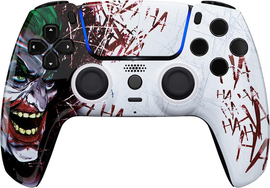 Custom Controllerzz Wireless Controller Compatible with PS5 - Multiple Designs Available (Jokester)