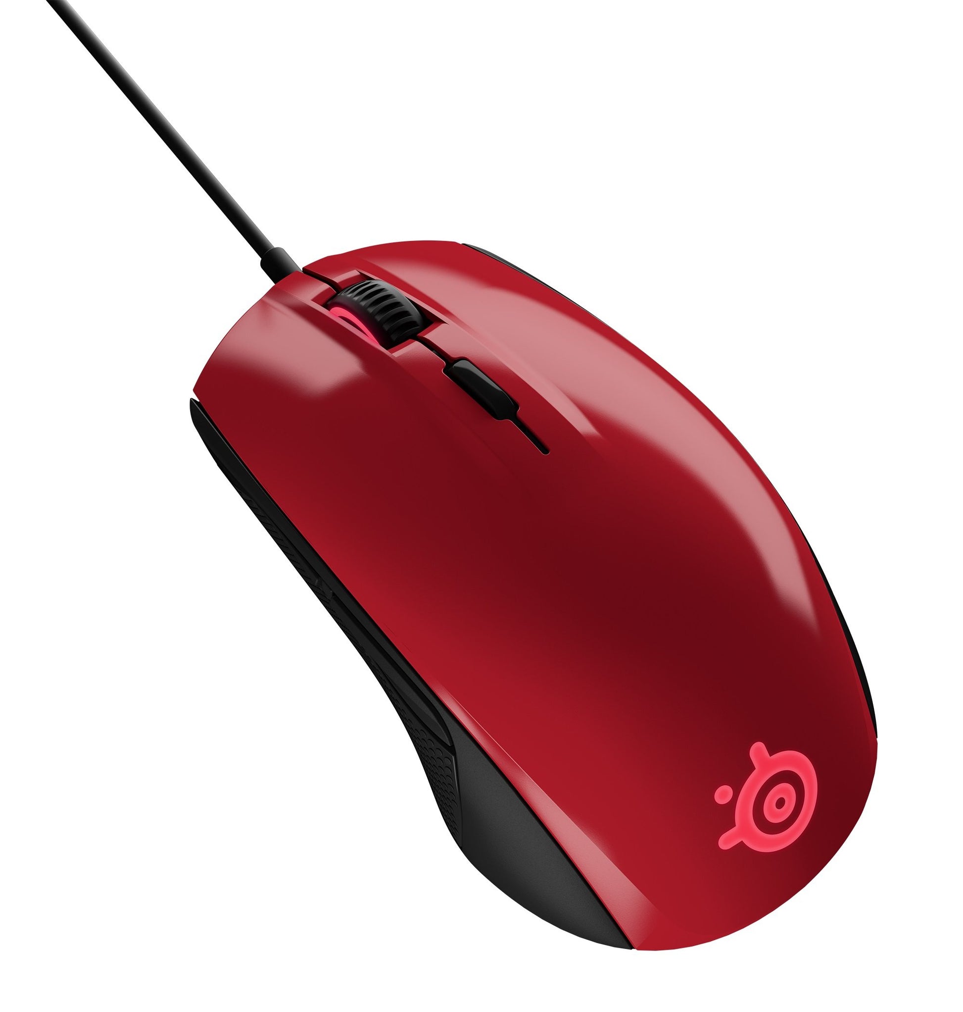 SteelSeries Rival 100, Optical Gaming Mouse - Forged Red