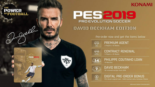 Konami Pro Evolution Soccer 2019 - PS4 David Beckham Edition (Model 20337)