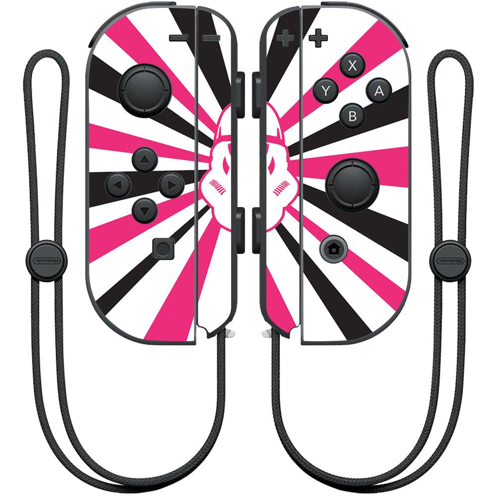 MIGHTY SKINS Nintendo Joy-Con Controller Skin Wrap - Pink Star Rays Design, Model NIJOYCO-Pink Star Rays
