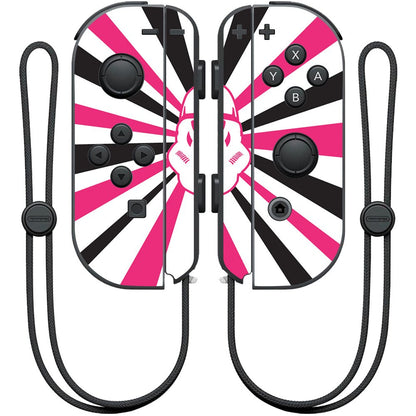 MIGHTY SKINS Nintendo Joy-Con Controller Skin Wrap - Pink Star Rays Design, Model NIJOYCO-Pink Star Rays