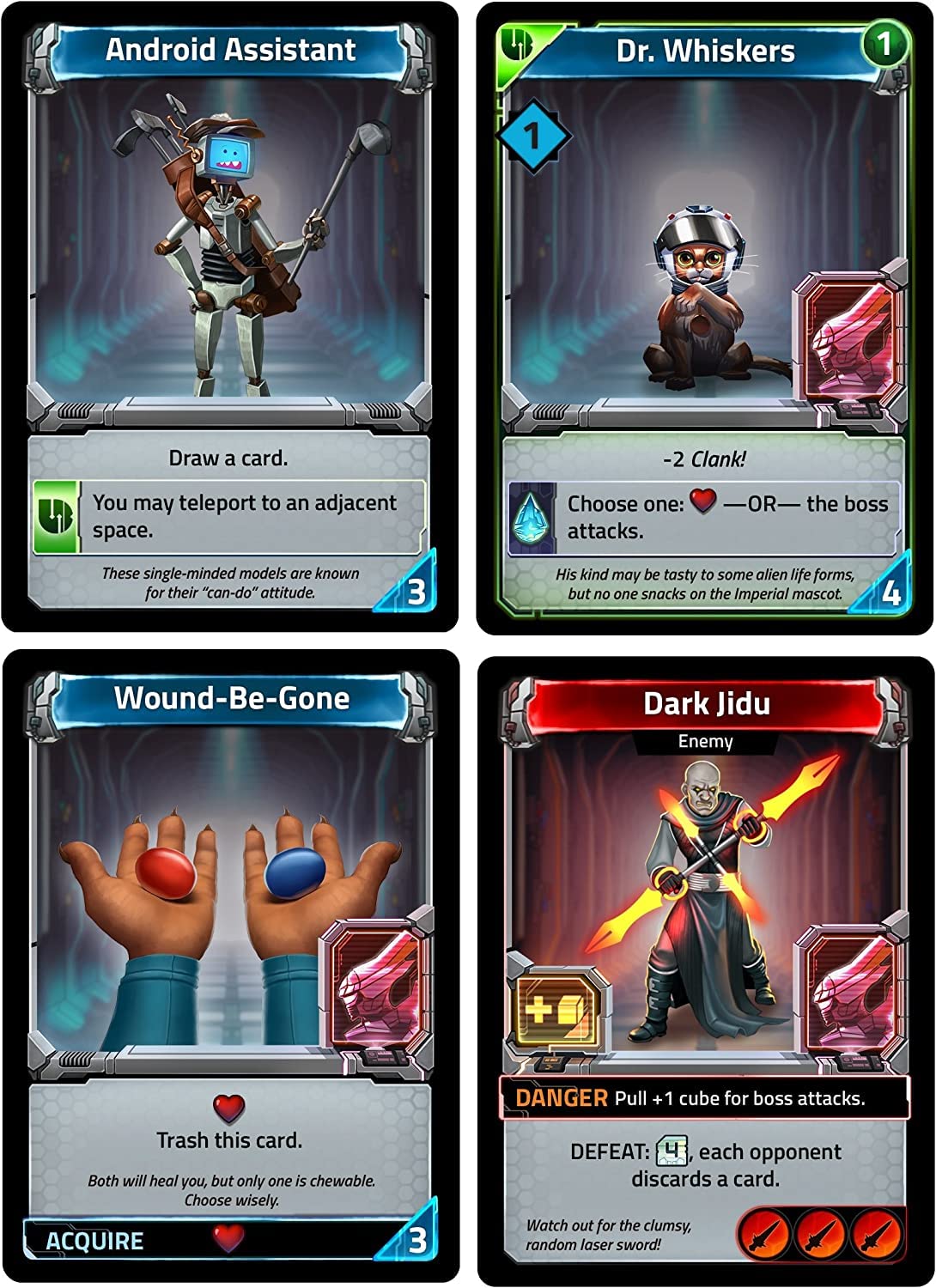 Dire Wolf Clank! in! Space! Board Game - Medium Size, DWD03000 Model