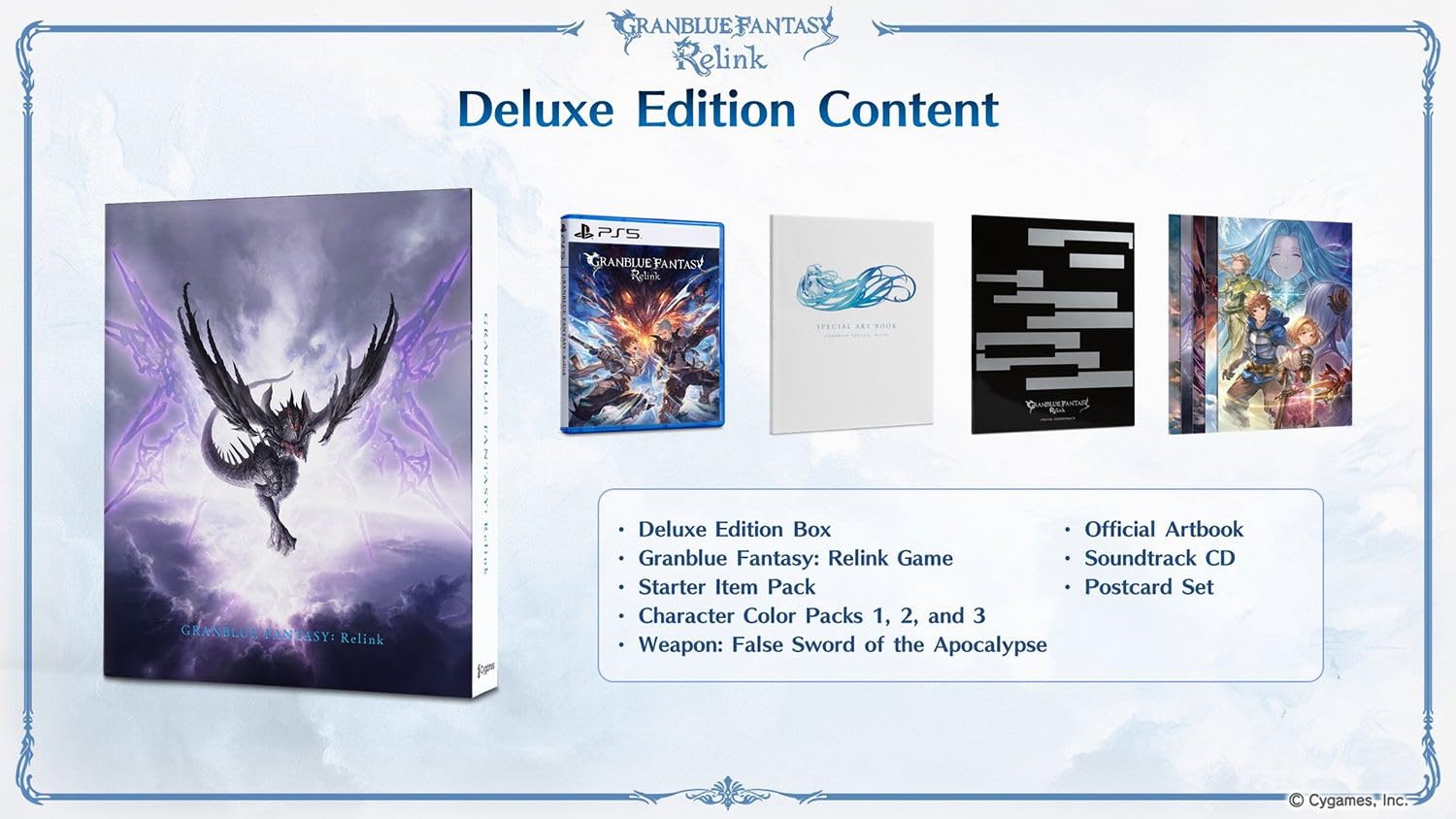 Granblue Fantasy: Relink PS5 Deluxe