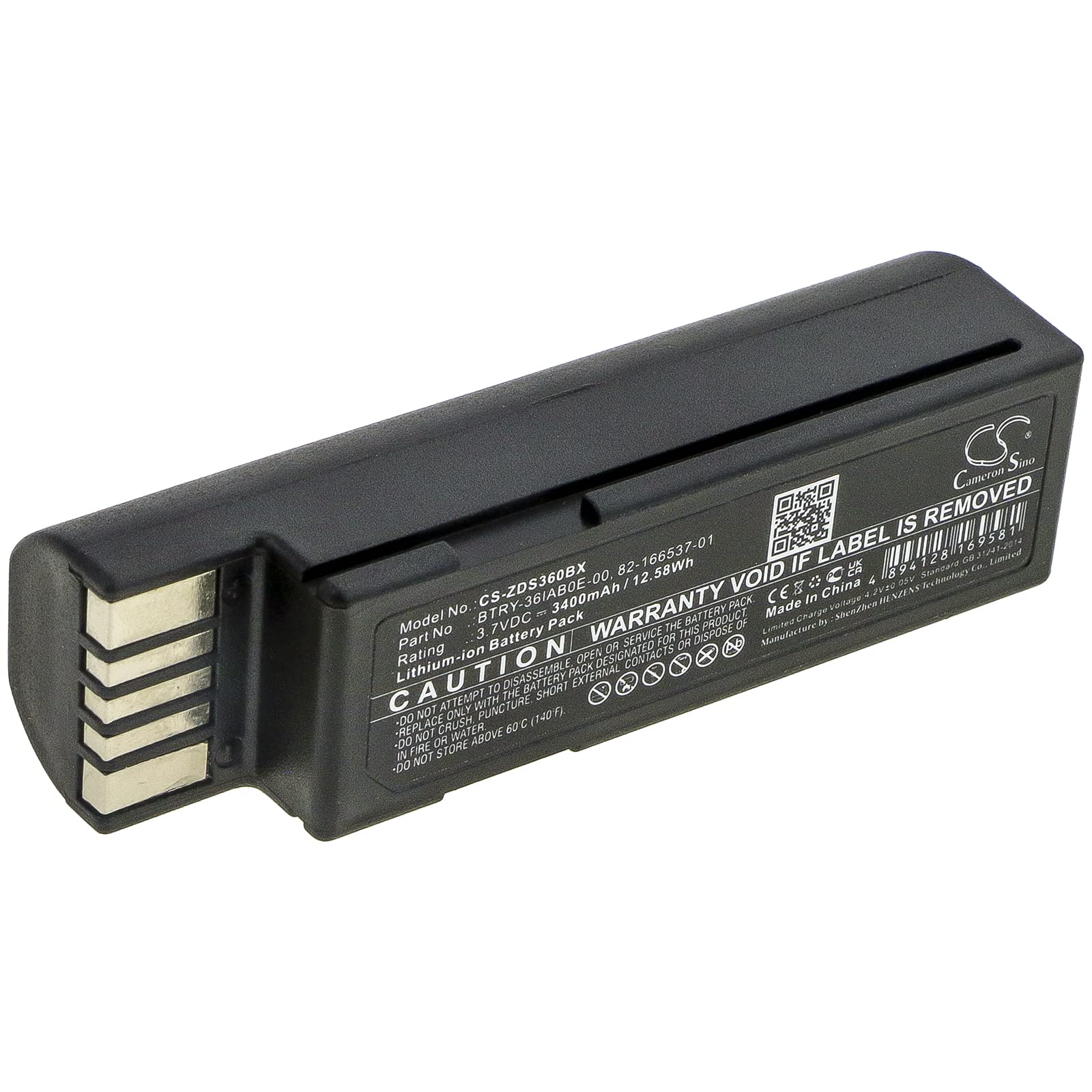 Ejjinenbby (3400mAh/3.7V, BTRY-36IAB0E-00 82-166537-01 Battery Replacement for Zebra DS3600 LS3678 LI3600 DS3678 LS3600 EVM LI36