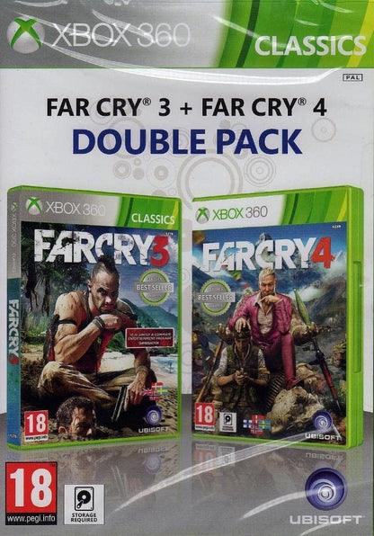 Ubisoft Far Cry 3 + 4 Double Pack - Action Adventure Games for PS4, Xbox One, PC - Model 3307215906507