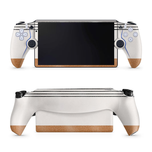 Glossy Glitter Gaming Skin Compatible with PS5 Portal Remote Player - Neutral removees - fine 3M Vinyl Protective Wrap Decal Cover - Easy to Apply | Crafted in The USA by MightySkins