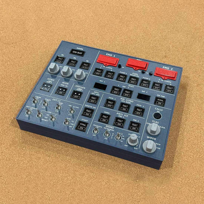 EnuoChbuild Flight Simulator 4-in-1 OVH Overhead Panel for MSFS 2020/2024 - Backlit Edition, Compatible with FENIX, FBW & ini