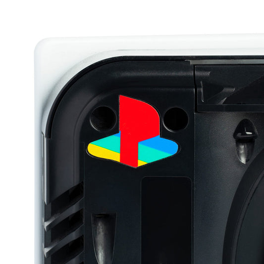 Retro Sticker Underlay - glossy Vinyl Decal compatible with PS5 (2 Pack)