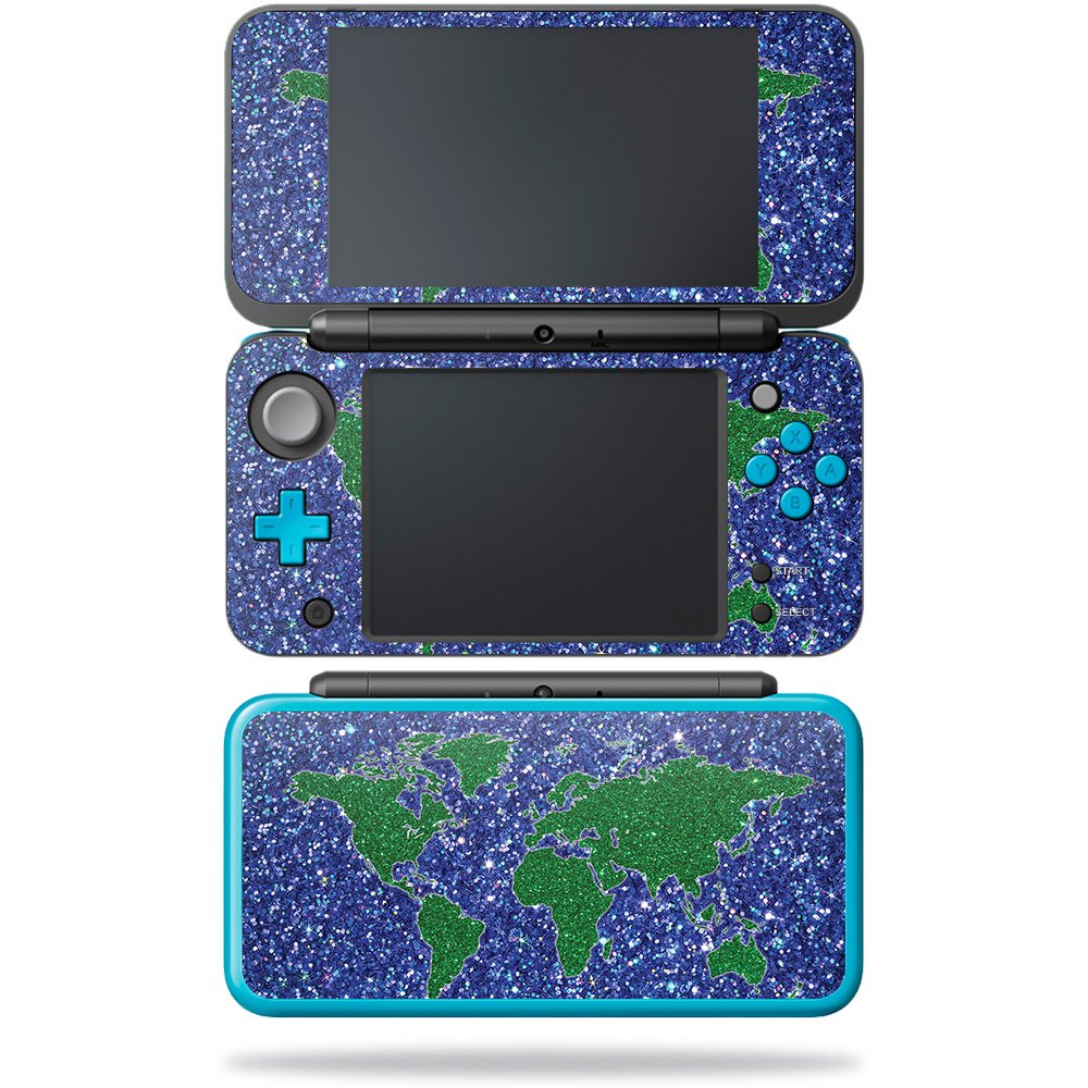 MIGHTY SKINS MightySkins Skin for New Nintendo 2DS XL - Bling World, Durable Vinyl Decal, Easy to Apply & Remove