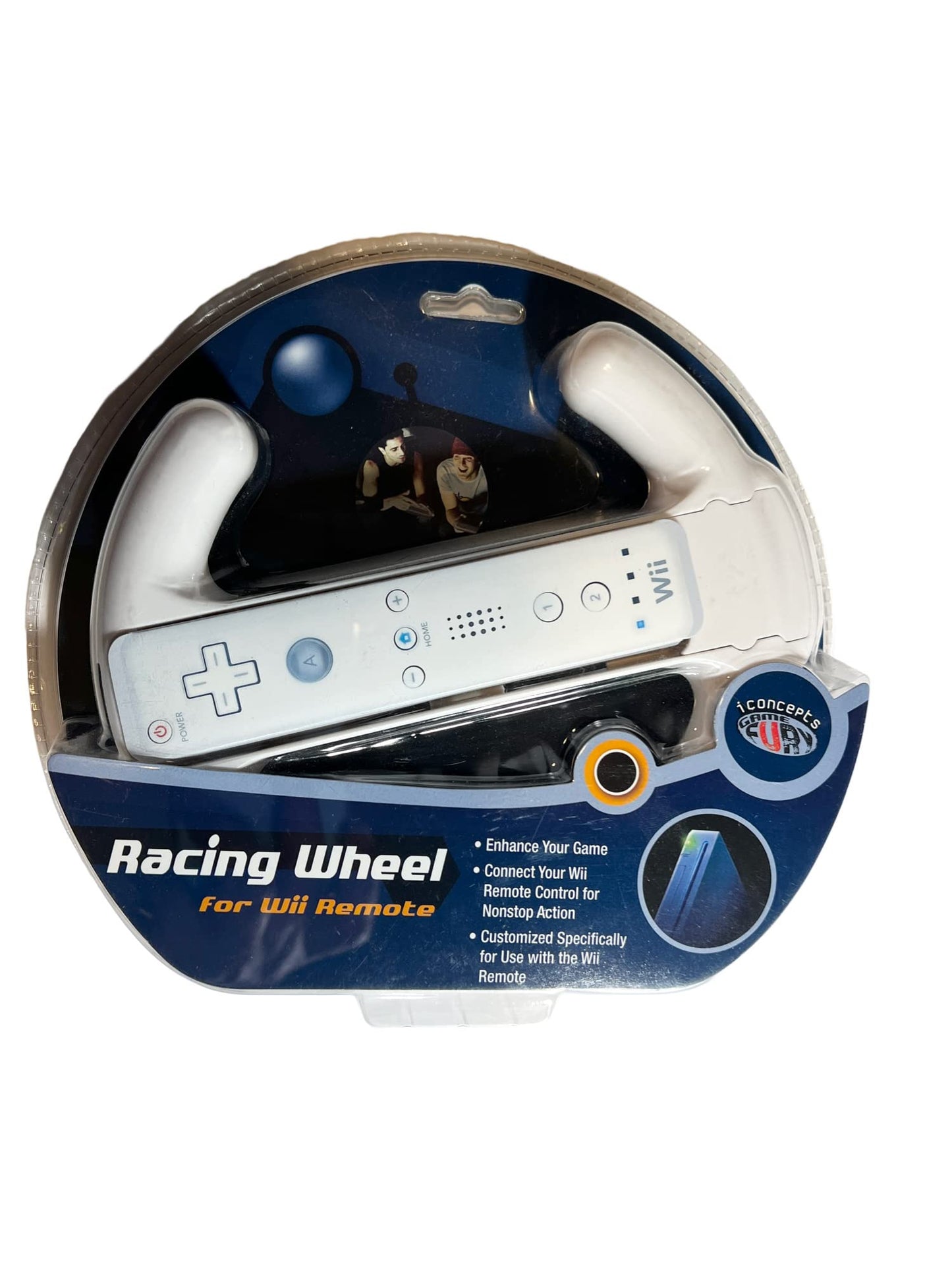iconcepts Racing Wheel for Wii Remote - Model wii-430-FIVE, Enhanced Gaming Experience