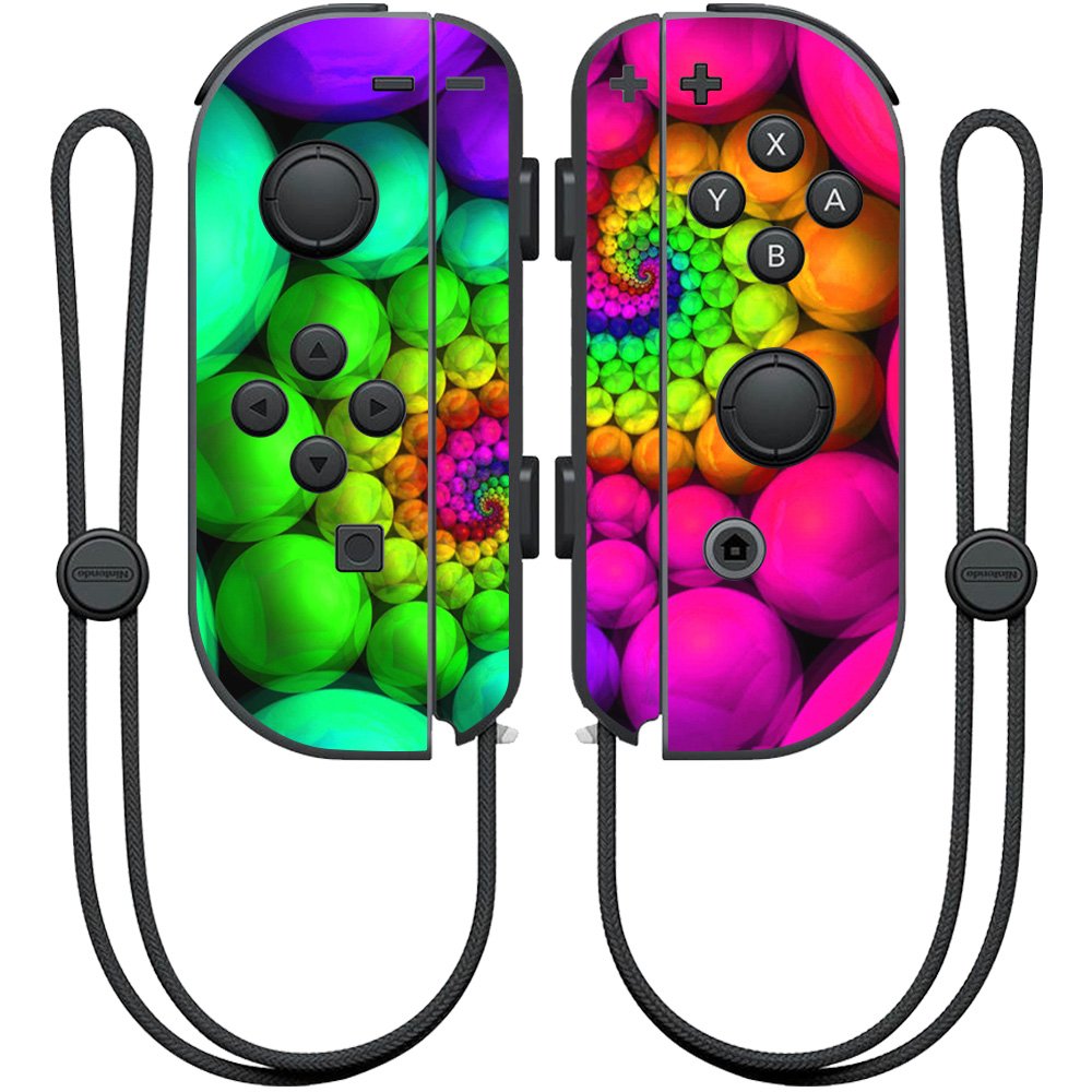 MIGHTY SKINS Nintendo Joy-Con Controller Skin Wrap - Hallucinate Design, NIJOYCO-Hallucinate