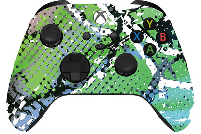 Custom Controllerzz Wireless Controller for Xbox Series X/S & One - Soft Touch Feel, X/S Swamp Fade