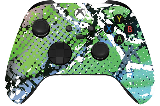 Custom Controllerzz Wireless Controller for Xbox Series X/S & One - Soft Touch Feel, X/S Swamp Fade