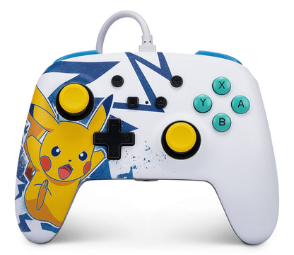 PowerA Enhanced Wired Controller for Nintendo Switch - Pikachu High Voltage Variant