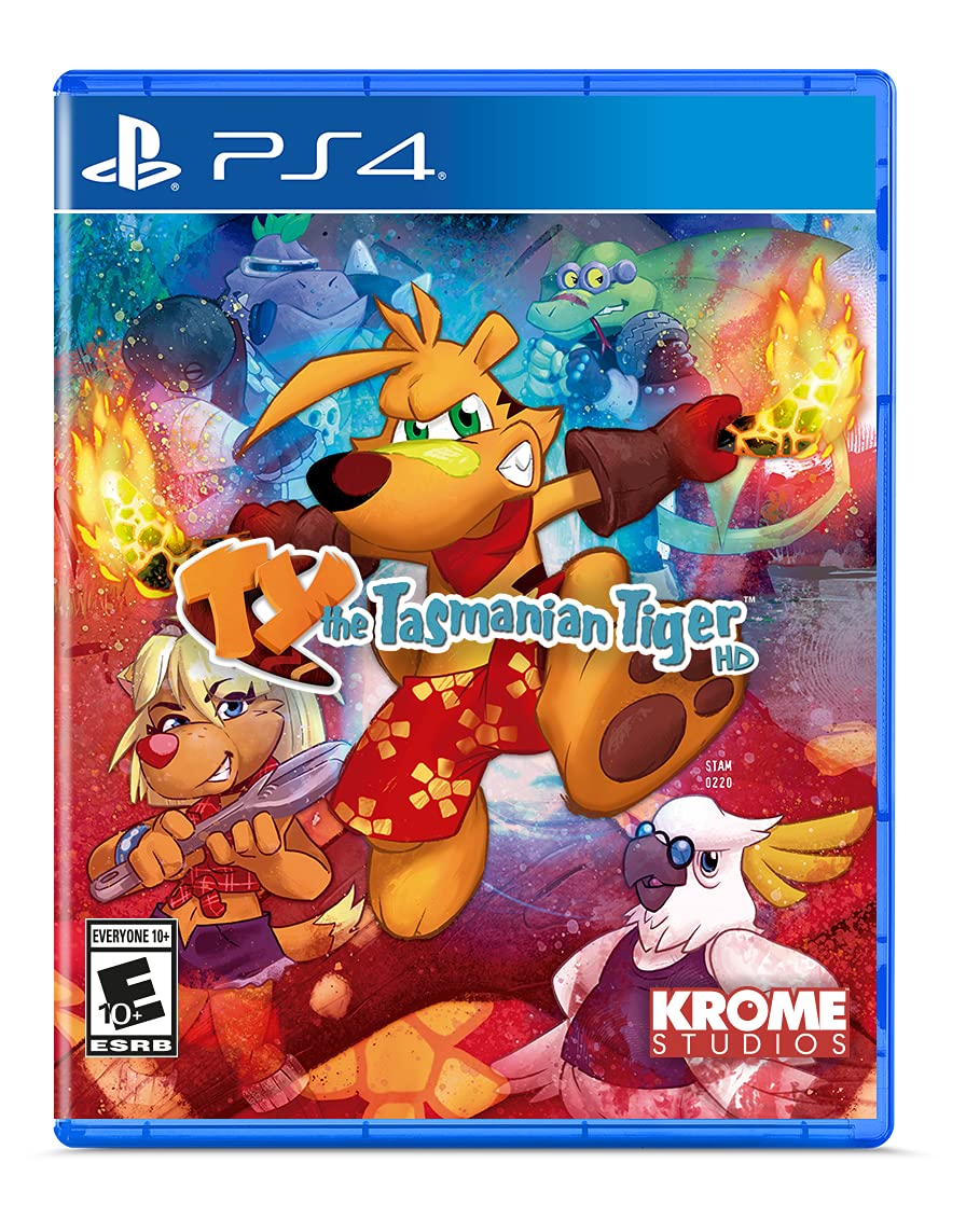 Krome Studios Ty The Tasmanian Tiger HD - PlayStation 4 Game, Model KS01659, HD Graphics, Action-Adventure Fun
