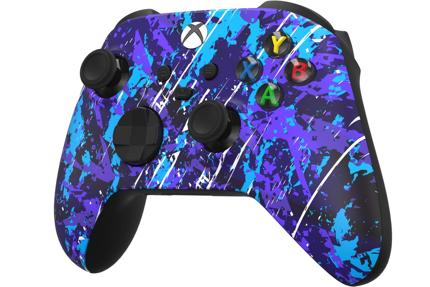 Custom Controllerzz Wireless Controller for Xbox Series X/S & One - Custom Soft Touch Feel - X/S Midnight Surge