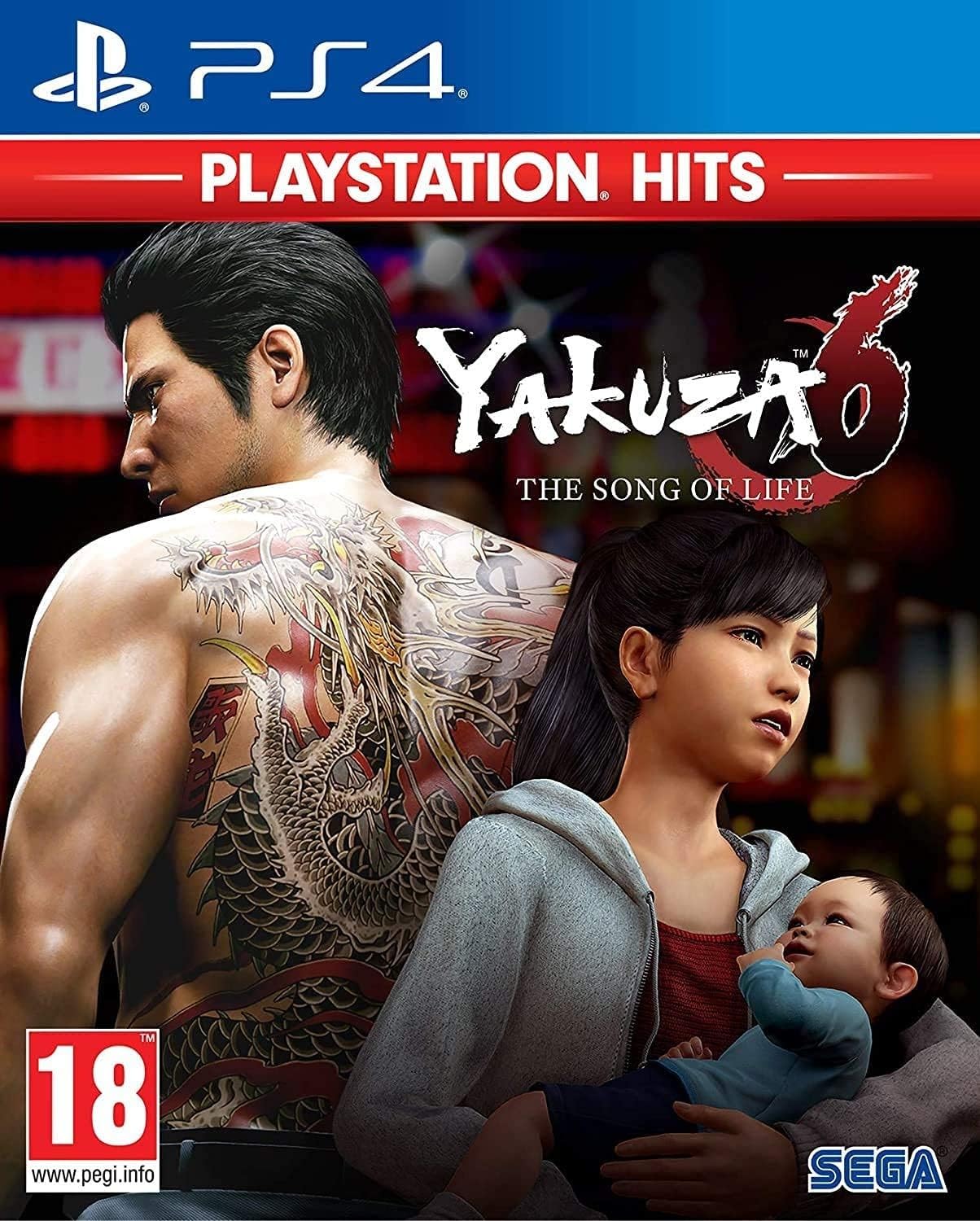 SEGA Yakuza 6: The Song of Life PS4 Game - Model 033438.004, Action-Adventure RPG