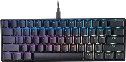 Mad Catz S.T.R.I.K.E. 6 RGB Mechanical Gaming Keyboard, Compact 60%, Black, Model KS63NMUSBL00