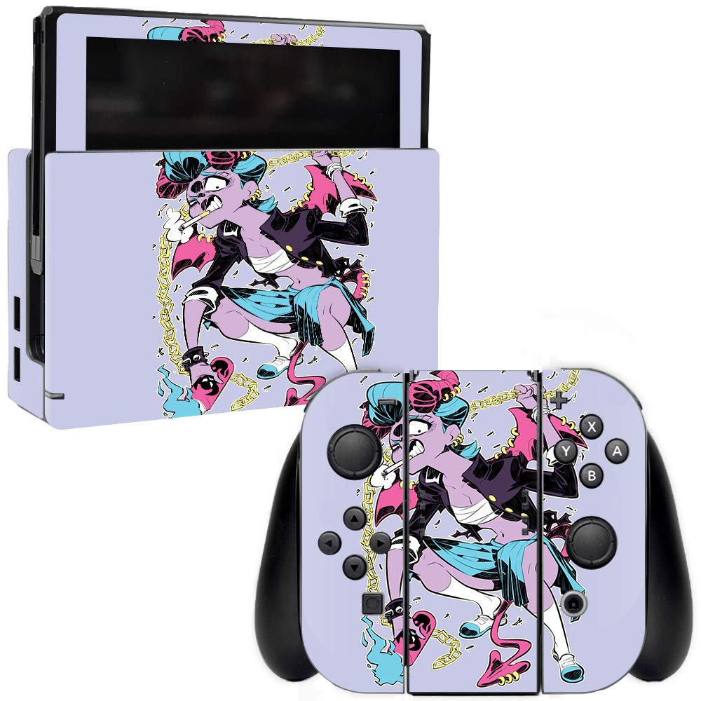 MIGHTY SKINS Nintendo Switch Skin - Demon Chick Vinyl Decal Wrap | Durable & Easy to Apply | Model NISWI-Demon Chick