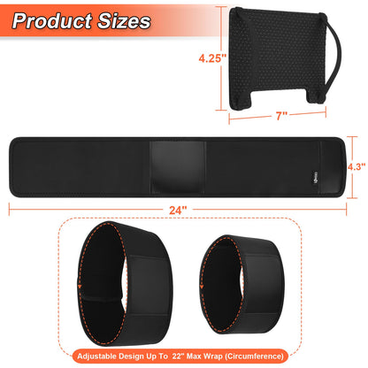 Cosmos Car Headrest Mount Holder for Nintendo Switch & Mini Tablets, Black, Model 1201, Silicone Material