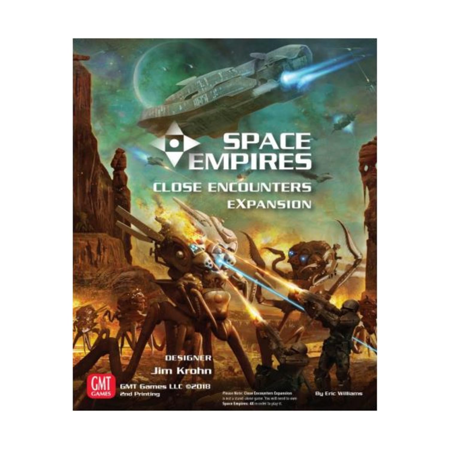 GMT Games Space Empires: Close Encounters Expansion - Large Plastic Game Model 138995