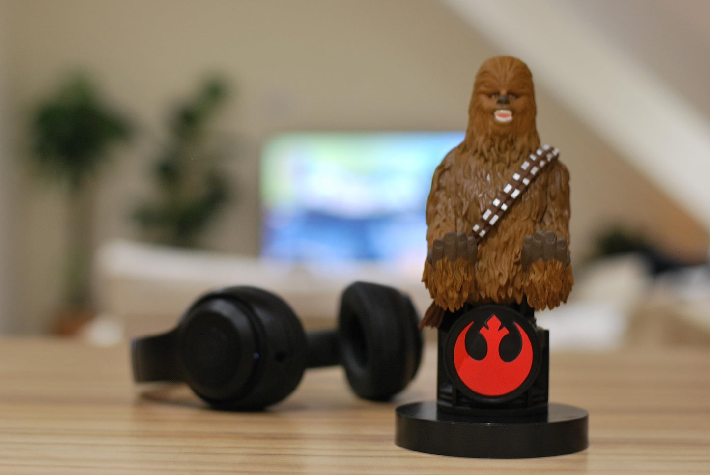 Exquisite Gaming Cable Guy: Star Wars Chewbacca Phone/Controller Holder - Multi Color, Model CGCRSW300146