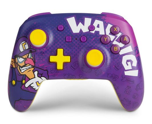 PowerA Enhanced Wireless Controller for Nintendo Switch - Waluigi, Nintendo Switch Lite, Gamepad, game controller, Bluetooth con